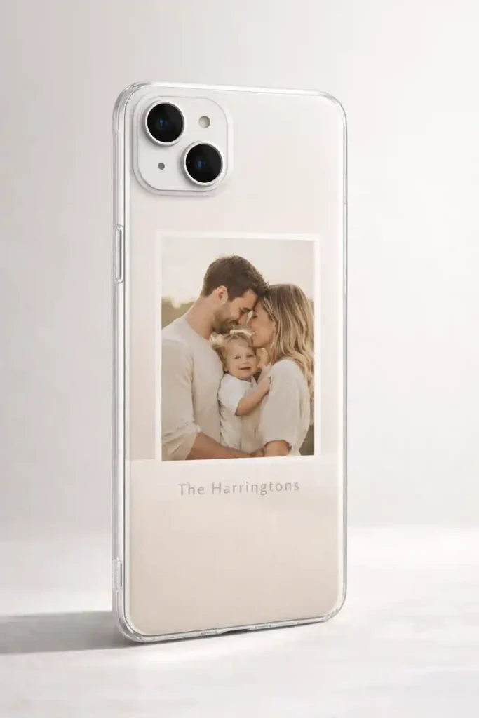 Personalisierte Handyhülle mit Familienfoto Personalisierte Handyhülle mit Familienfoto