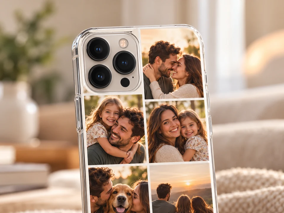Home 13 Family photo phone case gift.